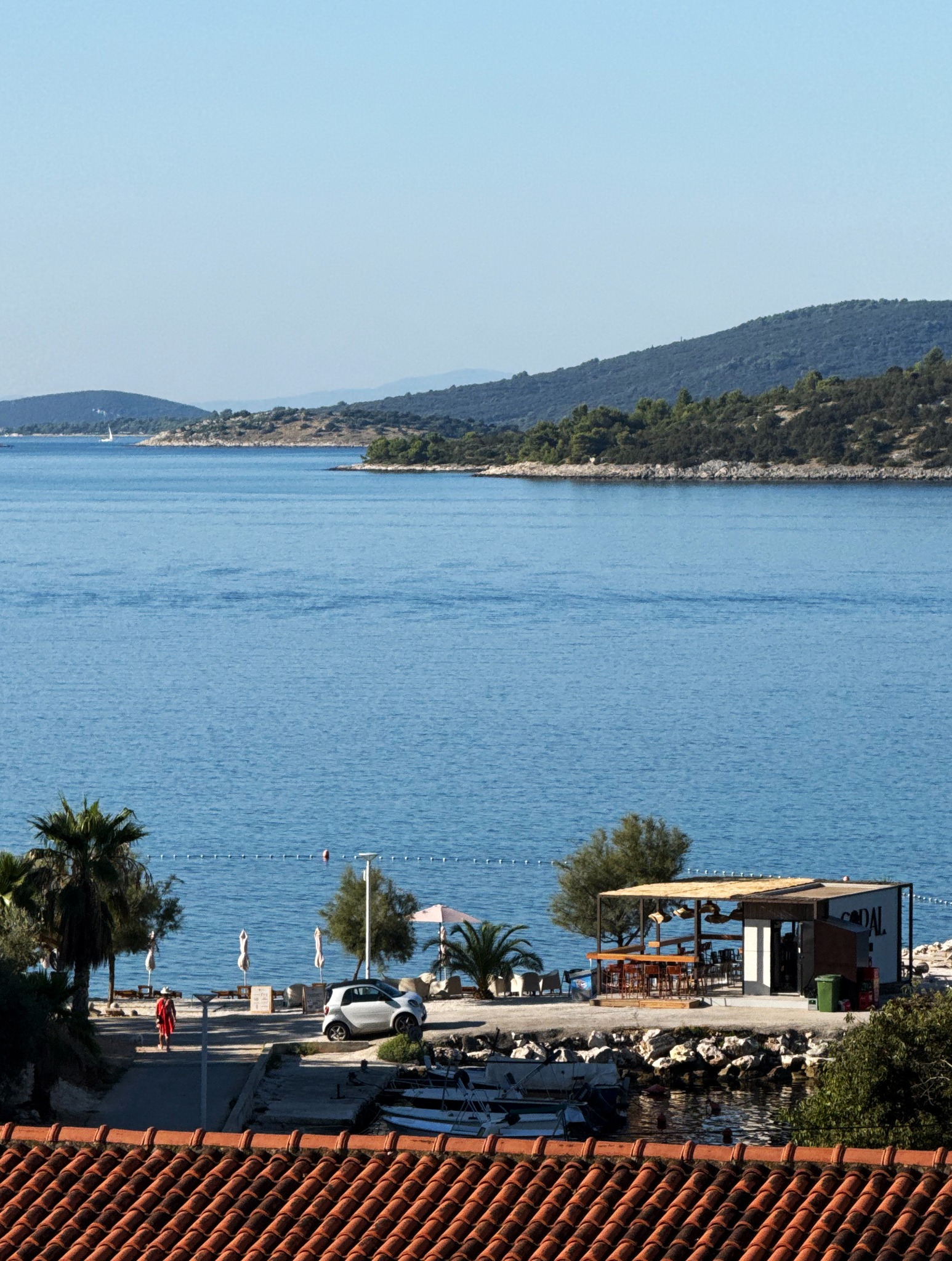 Seget Vranjica beach view near Villa Valentina